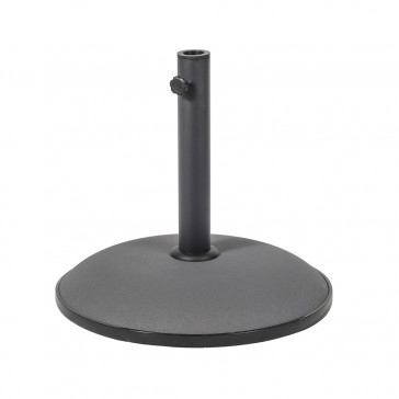 concrete parasol base on white background