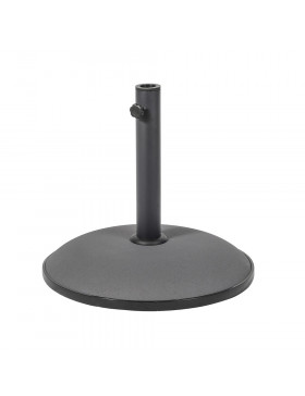 concrete parasol base on white background